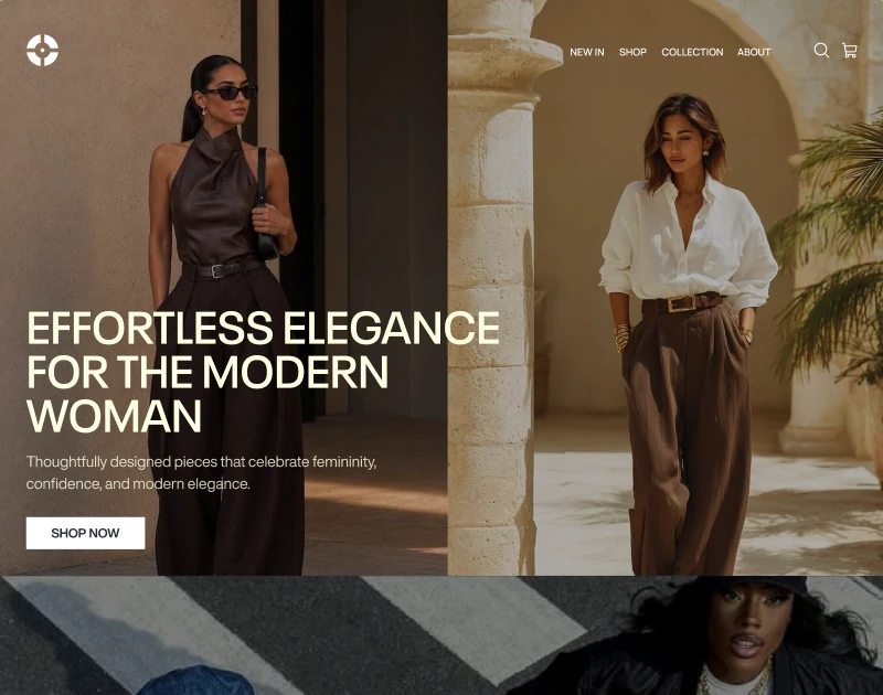Girlie fashion e-commerce website